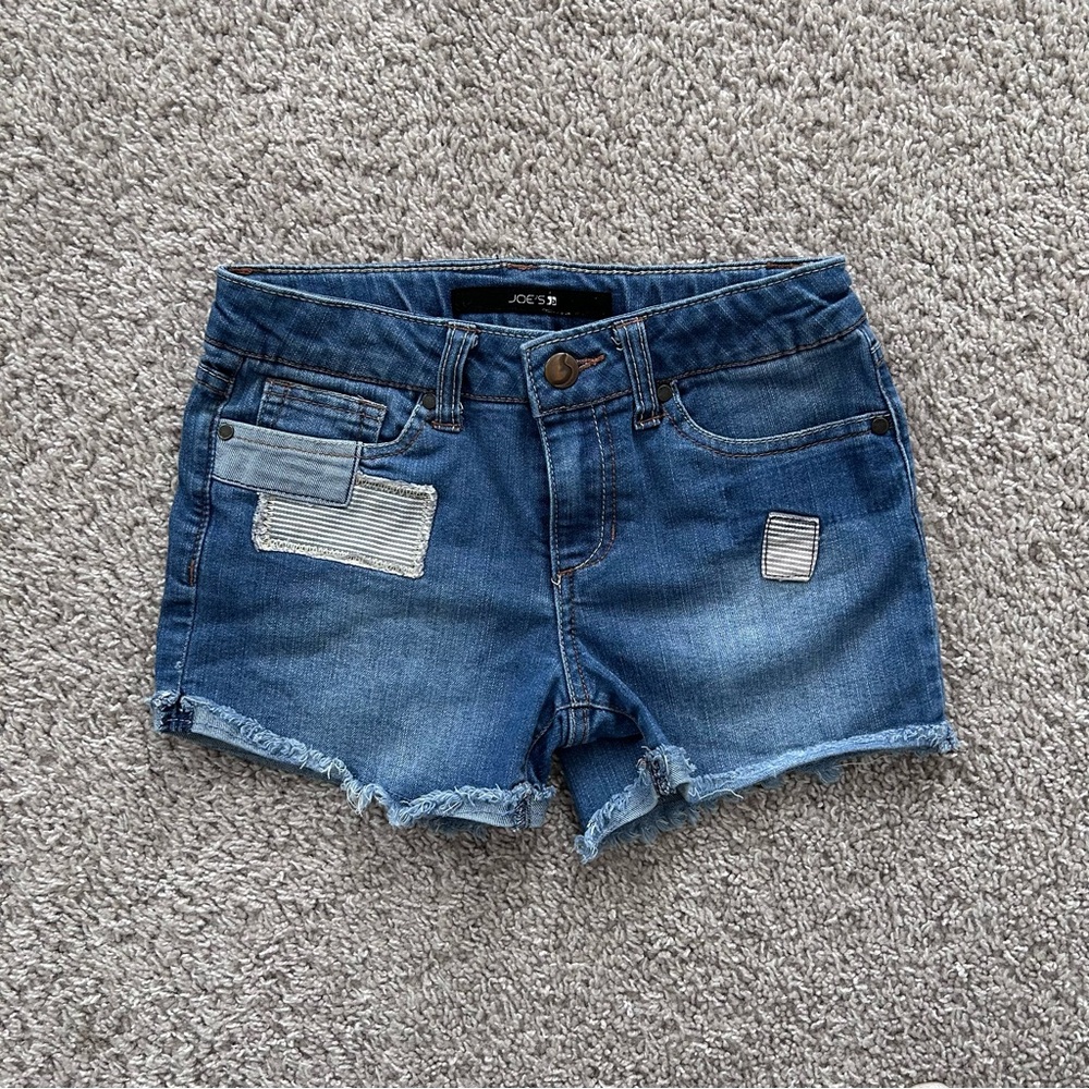 Joe’s Jeans Girls Patchwork Jean Shorts Kids size 10